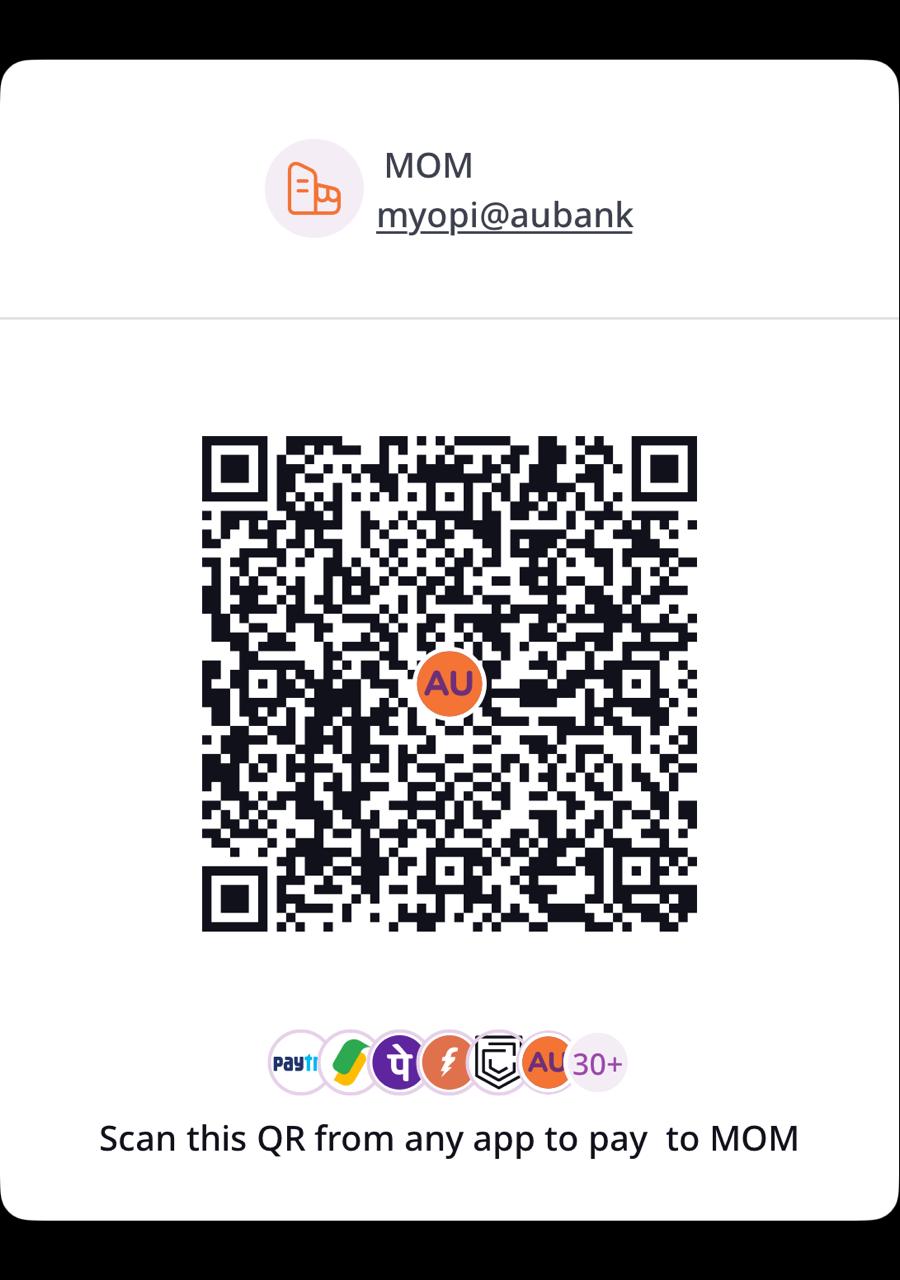 MOM UPI QR code